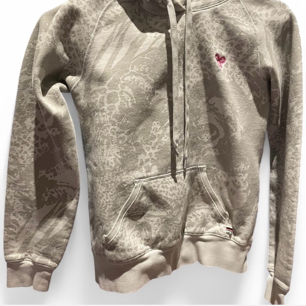 Vintage 90’s TNA Sportswear Animal Print Hoodie in size XS